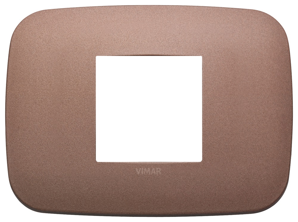 Placca Round 2M centrali bronzo matt