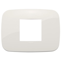 Placca Round 2M centrali avorio