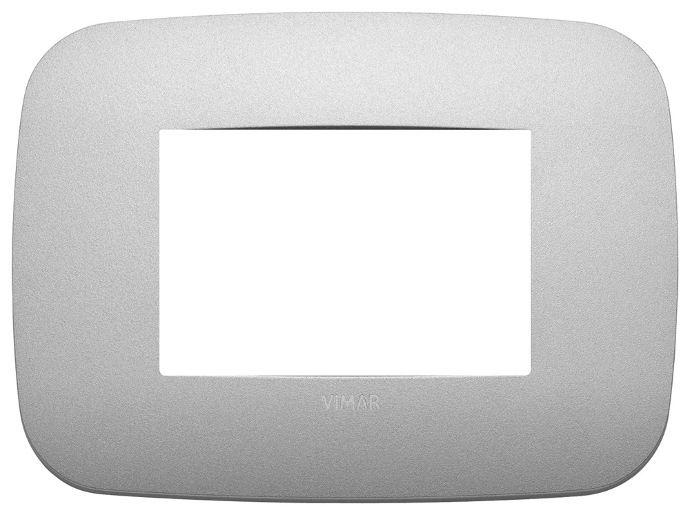 Placca Round 3M argento matt