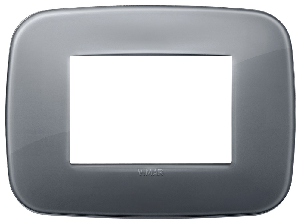 Placca Round 3M Reflex grigio fumÃ¨