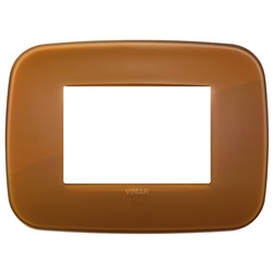 Placca Round 3M Reflex caramel