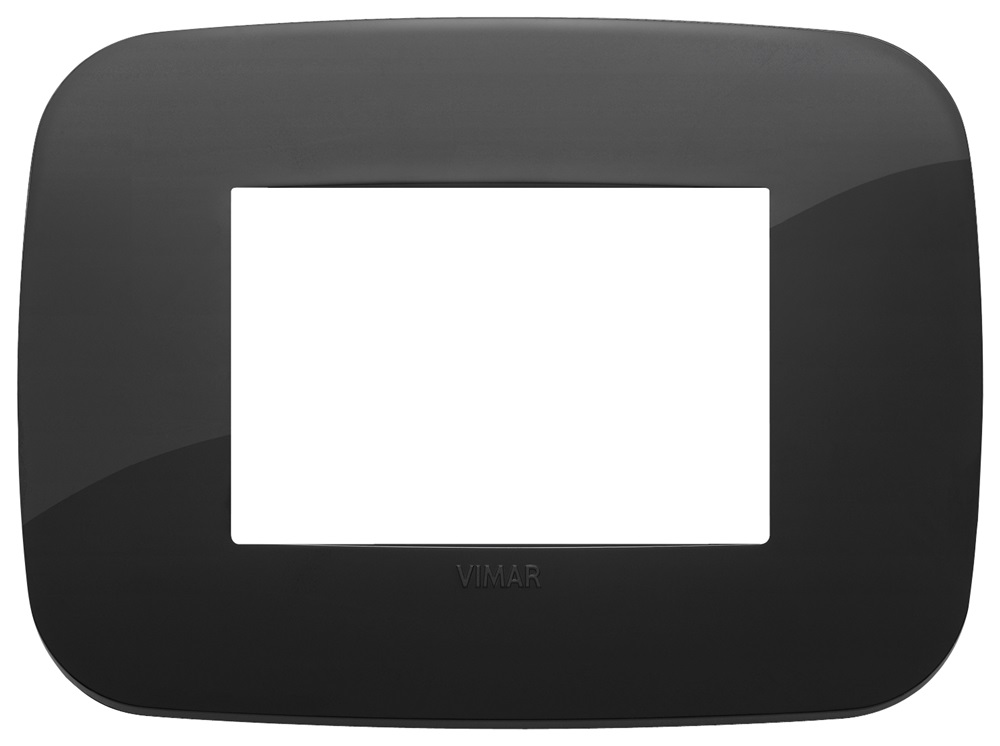 Placca Round 3M nero Arkè 