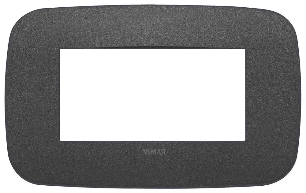 Placca Round 4M grafite matt