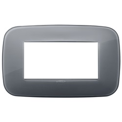 Placca Round 4M Reflex grigio fumÃ¨