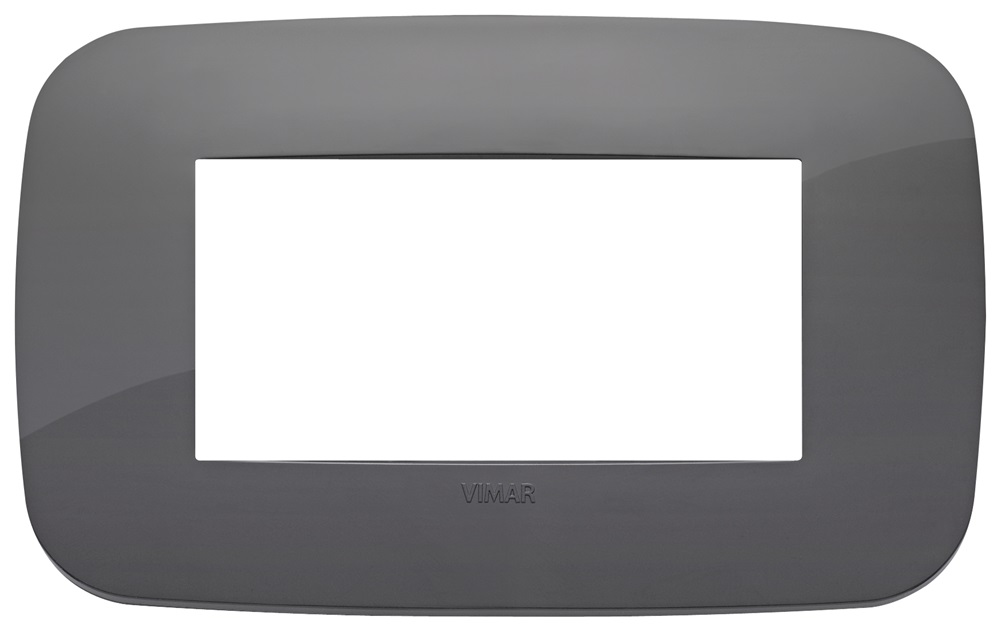 Placca Round 4M grigio