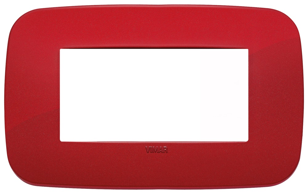 Placca Round 4M rosso