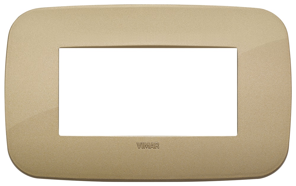 Placca Round 4M oro antico