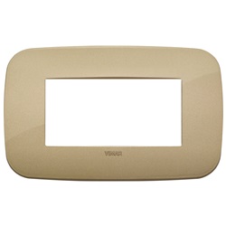 Placca Round 4M oro antico