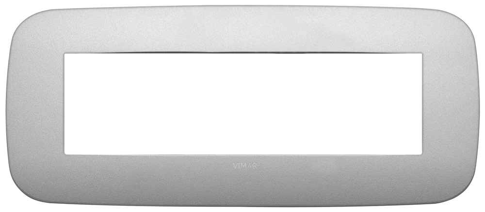 Placca Round 7M argento matt