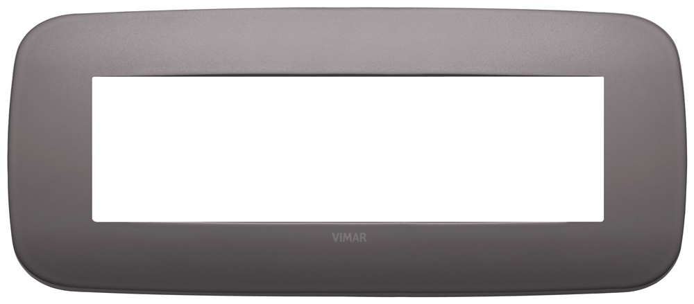 Placca Round 7M nichel dark