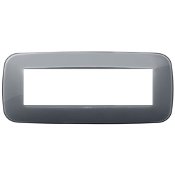 Placca Round 7M Reflex grigio fumÃ¨