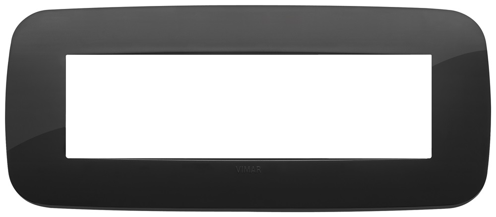 Placca Round 7M nero