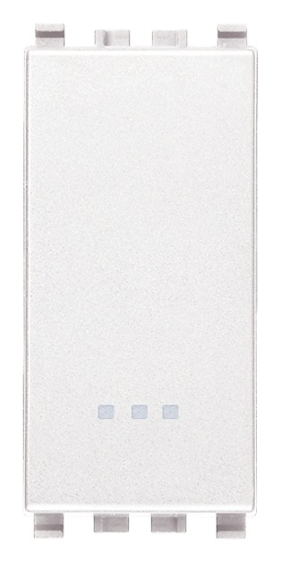 Deviatore 1P 16AX bianco Eikon 