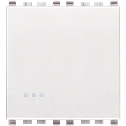 Deviatore 1P 16AX 2M bianco
