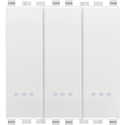 Tre deviatori 1P 20AX bianco
