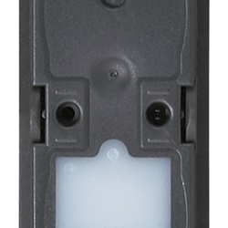 Meccanismo pulsante 1P NO 10A 250V illuminabile grigio per impianti elettrici