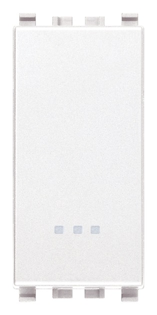 Pulsante 1P No 10A Bianco Eikon 