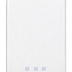 Pulsante 1P NC 10A 250V illuminabile tasto sostituibile bianco per impianti elettrici
