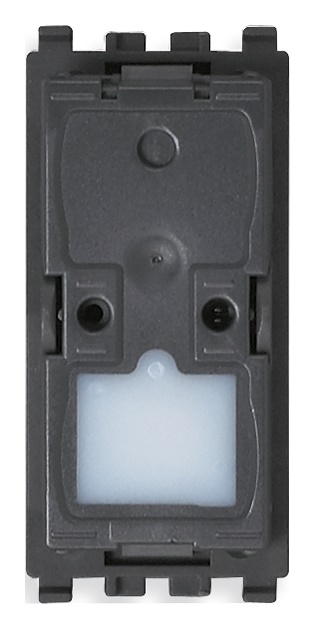 Meccanismo interruttore 2 poli 16AX 250V illuminabile per lampade con alimentatore integrato uso civile e industriale