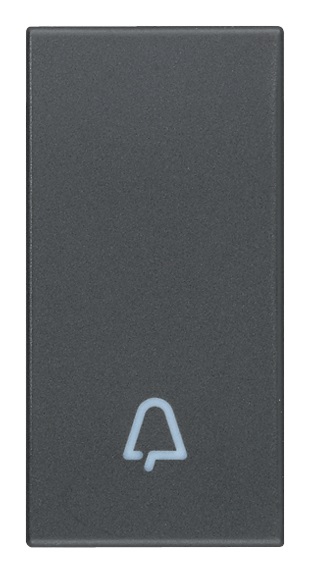 Tasto 1M simbolo campanello grigio