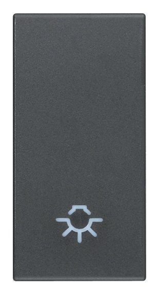 Tasto 1M simbolo luce grigio