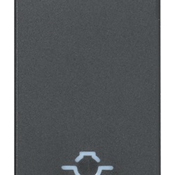 Tasto 1M simbolo luce grigio