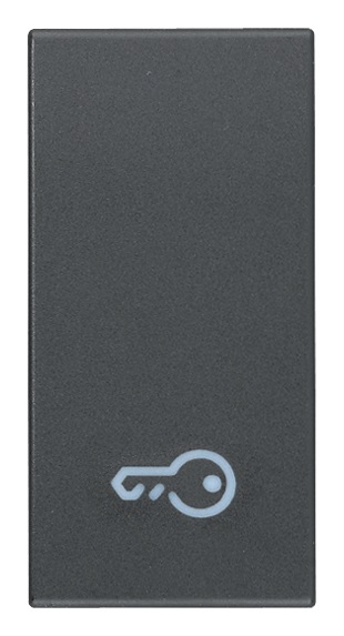 Tasto 1M simbolo chiave grigio