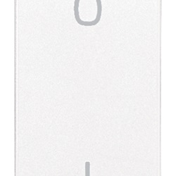 Tasto 1M simbolo O I bianco
