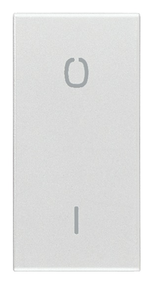 Tasto intercambiabile 1 modulo simbolo O I illuminabile per interruttore 2P Next