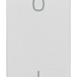 Tasto intercambiabile 1 modulo simbolo O I illuminabile per interruttore 2P Next