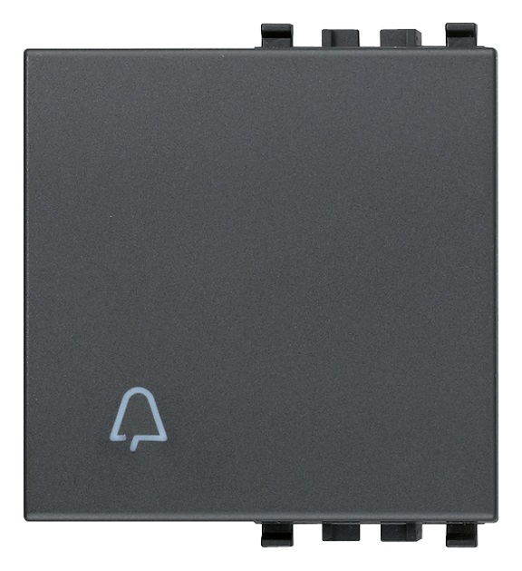 Tasto 2M simbolo campanello grigio