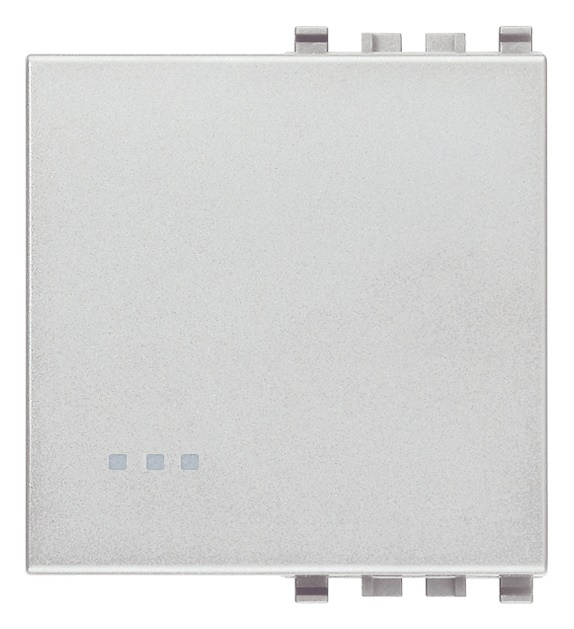 Tasto intercambiabile 2 moduli illuminabile Next per impianti elettrici
