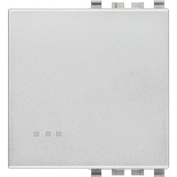 Tasto intercambiabile 2 moduli illuminabile Next per impianti elettrici