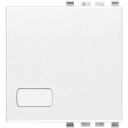 Tasto 2M personalizzabile bianco