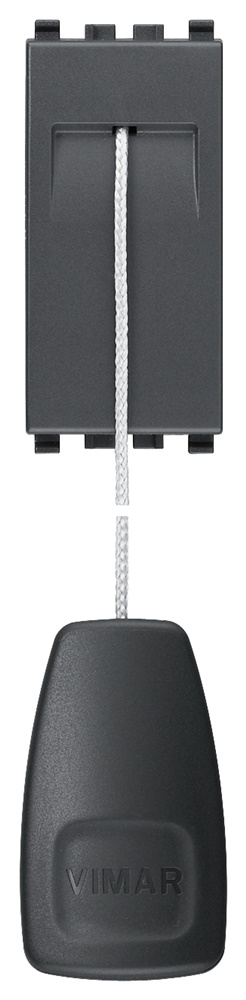 Pulsante tirante 1 polo NO 10A 250V cordone 1,5m grigio uso industriale