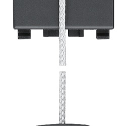 Pulsante tirante 1 polo NO 10A 250V cordone 1,5m grigio uso industriale