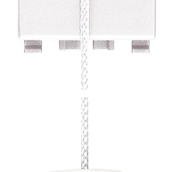 Pulsante 1P NC 10A tirante bianco