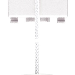 Pulsante tirante 1P NC 10A 250V con cordone 1,5 m e pomello bianco
