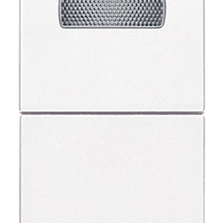 Pulsante 1P NO 10A 250V con spia bianca segnalazione uso elettrico industriale