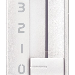 Commutatore a slitta 1P 6(2)A bianco