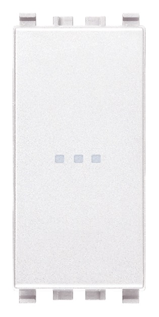 Interruttore 1P 16AX assiale bianco
