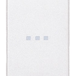 Interruttore 1P 16AX assiale illuminabile bianco per impianti elettrici domestici