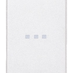 Deviatore 1P 16AX assiale illuminabile bianco per impianti elettrici domestici