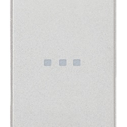 Deviatore 1P 16AX assiale illuminabile tasto sostituibile per impianti elettrici Next