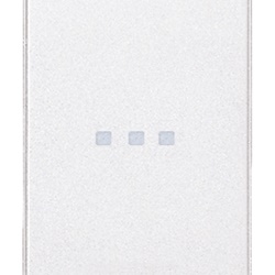 Pulsante 1P NO 10A 250V assiale illuminabile tasto sostituibile bianco per impianti elettrici