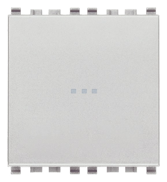 Pulsante 1P NO 10A 250V assiale illuminabile tasto sostituibile Next 2 moduli