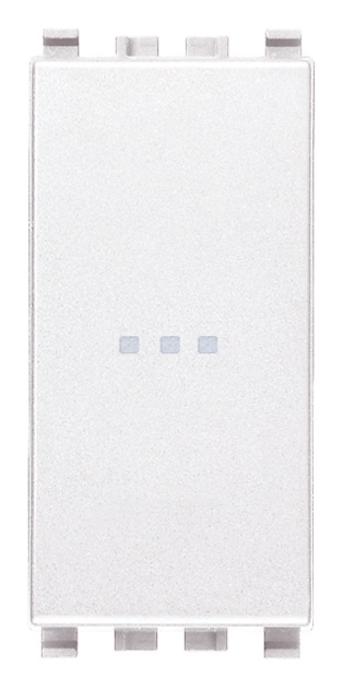 Invertitore 1P 16AX assiale bianco Eikon 