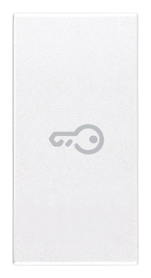 Tasto 1M simbolo chiave assiale bianco Eikon 