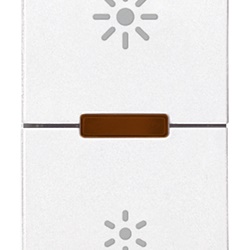 Dimmer Master 230V universale bianco per lampade incandescenza, LED, CFL, trasformatori elettronici