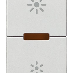 Dimmer universale 230V Master Next regolazione lampade incandescenza LED CFL trasformatori elettronici comando ON/OFF pulsanti multipli